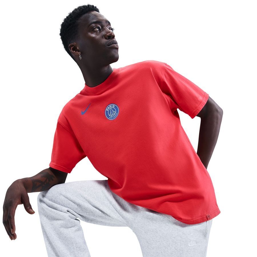 Paris Saint Germain T-Shirt T90 Remix - Global Red - Men's-SoccerKits Hub | Buy Soccer Jerseys Online